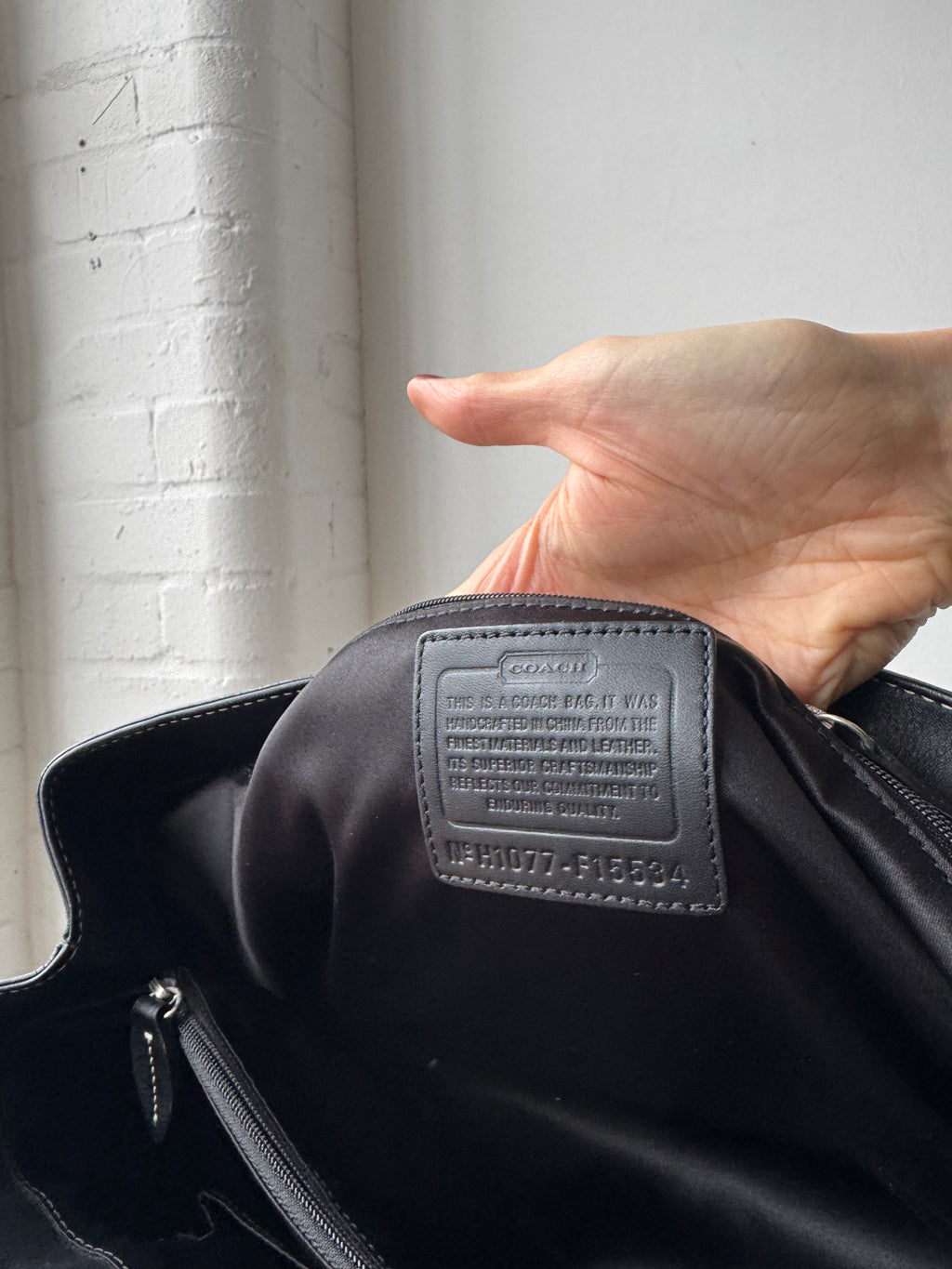 Vintage Y2K coach monogram shoulder bag brown