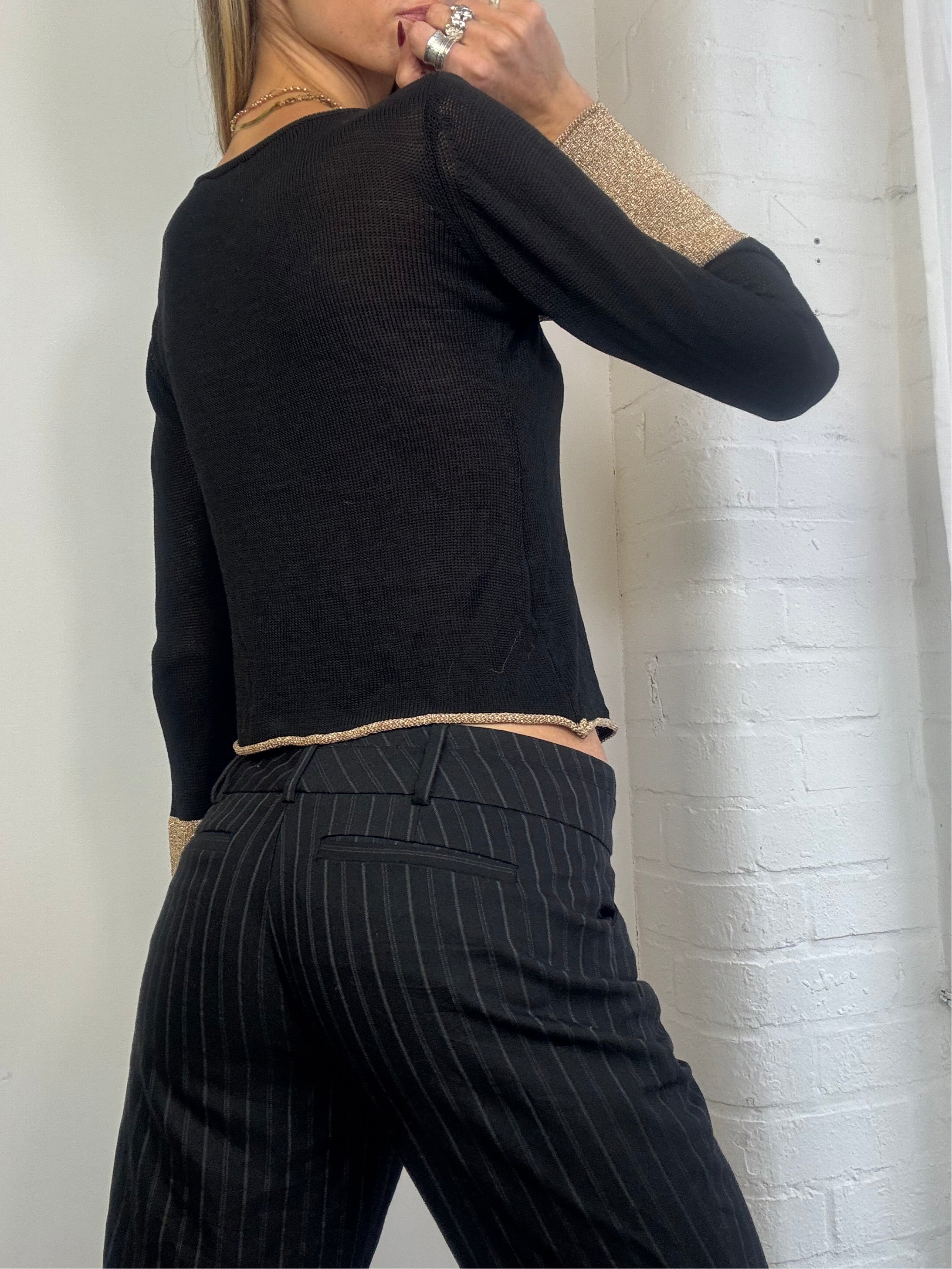 Vintage 90s hook & eye cardigan