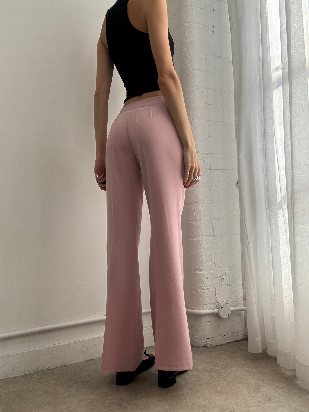 Vintage Y2K pink tailored trousers
